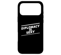 Custodia per iPhone 17 Pro Max Citazione di I Hate War Dire no alla guerra contro la guerra La diplomazia è sexy