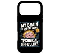 Custodia per iPhone 17 Pro Max Citazione divertente del paziente con malattia di Parkinson Il mio cervello