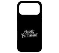 Custodia per iPhone 17 Pro Max Citazione esistenziale introversa silenziosamente permanente