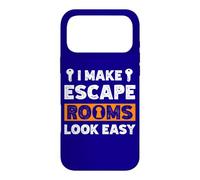 Custodia per iPhone 17 Pro Max Citazione Exit Room I Make Escape Rooms Look Easy Group Game