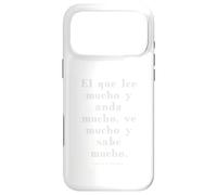 Custodia per iPhone 17 Pro Max Citazione spagnola di Don Chisciotte Miguel de Cervantes