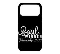 Custodia per iPhone 17 Pro Max Citazione Spirituale Motivazionale Proverbi 11:30