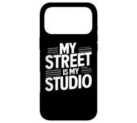 Custodia per iPhone 17 Pro Max Citazione sulla fotografia sarcastica di My Street is My Studio