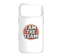Custodia per iPhone 17 Pro Max Citazioni divertenti I Am The Team Sarcastic Leadership Solo Hustle