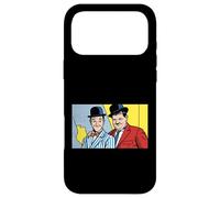 Custodia per iPhone 17 Pro Max Classico Comico Duo Pop Art Retro Bombetta Cappello Illustrazione
