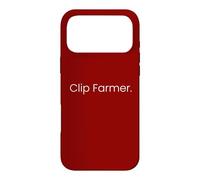 Custodia per iPhone 17 Pro Max Clip Farmer Guadagna Soldi Clipping Meme Farm IRL Streamers dal vivo