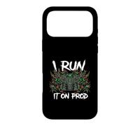 Custodia per iPhone 17 Pro Max Coder DevOps I Run It On Prod Hacker Skull