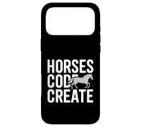 Custodia per iPhone 17 Pro Max Codice cavalli Crea un amante del programmatore equestre