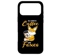 Custodia per iPhone 17 Pro Max Coffee And Foxes Caffè E Volpi