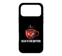 Custodia per iPhone 17 Pro Max Coffee Lover Caffeine Addict Decaf Is For Quitters