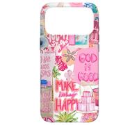 Custodia per iPhone 17 Pro Max Collage estivo preppy di God Is Good Christian Jesus Coquette