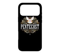 Custodia per iPhone 17 Pro Max Colomba di Pentecoste Lingue di Fuoco Fiamma Spirito Santo Cattolico