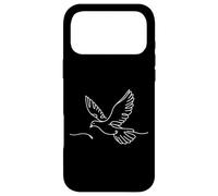 Custodia per iPhone 17 Pro Max Colomba Linea Arte Ornitologo