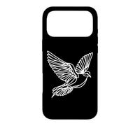 Custodia per iPhone 17 Pro Max Colombaccio Linework Amante Uccelli