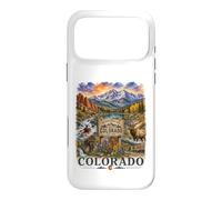 Custodia per iPhone 17 Pro Max Colorado Acquerello Mountain Adventure Travel Design
