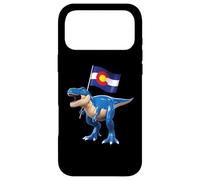 Custodia per iPhone 17 Pro Max Colorado Dinosaur T-Rex Denver Flag Boulder Sci Uomo Donna