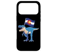 Custodia per iPhone 17 Pro Max Colorado Dinosaur T-Rex Denver Flag Boulder Sci Uomo Donna