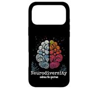 Custodia per iPhone 17 Pro Max Colorato Arcobaleno Cervello Neurodiversità Autismo Spettro ADHD