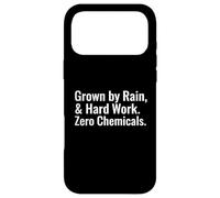 Custodia per iPhone 17 Pro Max Coltivato da Rain Hard Work Zero Chemicals Organic Farmer
