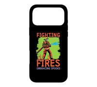 Custodia per iPhone 17 Pro Max Combattere gli incendi che abbracciano gli spettri Dolcetto O scherzetto pompiere