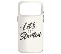 Custodia per iPhone 17 Pro Max Cominciamo: progettazione tipografica con script minimale