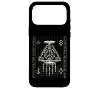 Custodia per iPhone 17 Pro Max Compass Vegvisir Viking Symbol Nordic Rune Celtic Yggdrasil
