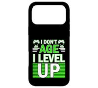 Custodia per iPhone 17 Pro Max Compleanno Umorismo Non invecchiare Livello Up Giocatore Compleanno