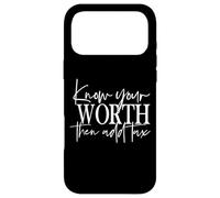 Custodia per iPhone 17 Pro Max Conosci il tuo valore e aggiungi le tasse