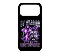 Custodia per iPhone 17 Pro Max Consapevolezza della violenza domestica Guerriero DV Bootleg inarrestabile