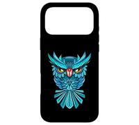 Custodia per iPhone 17 Pro Max Cool Blue Halloween Night Owl Illustration Graphic Design