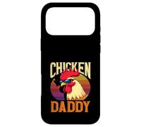 Custodia per iPhone 17 Pro Max Cool Chicken Daddy Rooster Retro Occhiali da sole Farming Dad