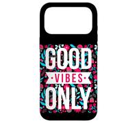 Custodia per iPhone 17 Pro Max Cool Floral Good Vibes Only Motivational Good Vibes Quotes