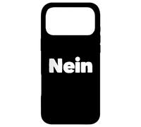 Custodia per iPhone 17 Pro Max Cool Nope Citazione Una parola per chi dice no o no in tedesco