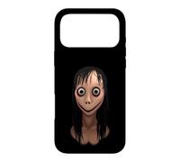 Custodia per iPhone 17 Pro Max Cool Scary Halloween Ugly Girl Illustration Graphic Designs