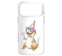 Custodia per iPhone 17 Pro Max Cool T-Rex Party Dino Celebration Occhiali da sole