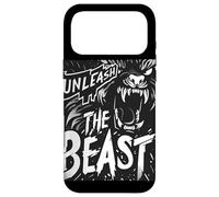 Custodia per iPhone 17 Pro Max Cool Unleash the Beast Statement per ragazzi e ragazze