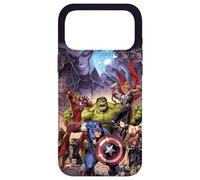 Custodia per iPhone 17 Pro Max Copertina a fumetti Marvel The Avengers Infinity Saga