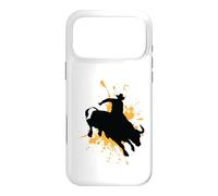 Custodia per iPhone 17 Pro Max Coraggioso Bull Rider in Azione Rodeo