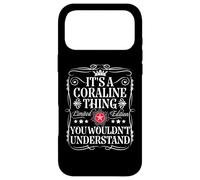 Custodia per iPhone 17 Pro Max Coraline Nome È Una Cosa Coraline Che Non Capiresti