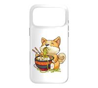 Custodia per iPhone 17 Pro Max Corgi-Dog Mangiare Ciotola di Ramen Pho Noodle Soup Giappone Kawaii
