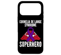 Custodia per iPhone 17 Pro Max Cornelia De Lange Syndrome Superhero Warrior Nastro Viola
