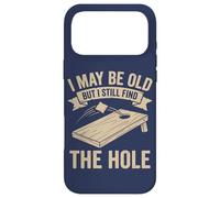 Custodia per iPhone 17 Pro Max Cornhole Dad Funny Posso essere vecchio ma trovo ancora il buco