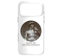 Custodia per iPhone 17 Pro Max CORPO DI MICHELANGELO Divertente Rinascimento Medievale David