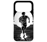 Custodia per iPhone 17 Pro Max Corsa Ragazzo Disegno Maratona Atletica