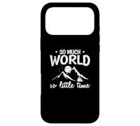 Custodia per iPhone 17 Pro Max Così tanto Mondo, così poco Tempo Vacanze