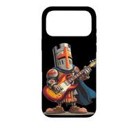 Custodia per iPhone 17 Pro Max Costume da cavaliere e chitarra a dondolo medievale