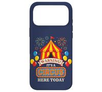 Custodia per iPhone 17 Pro Max Costume da festa di compleanno "It's A Circus Here Today"