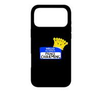 Custodia per iPhone 17 Pro Max costume di Halloween facile My Name Is PRINCE CHARMING Corona