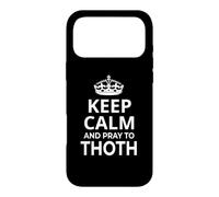 Custodia per iPhone 17 Pro Max Costume Thoth/Dio egiziano 'Keep Calm And Pray To Thoth!'
