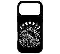Custodia per iPhone 17 Pro Max Cottagecore Dark Academia Estetica Fungo Luna Strega
